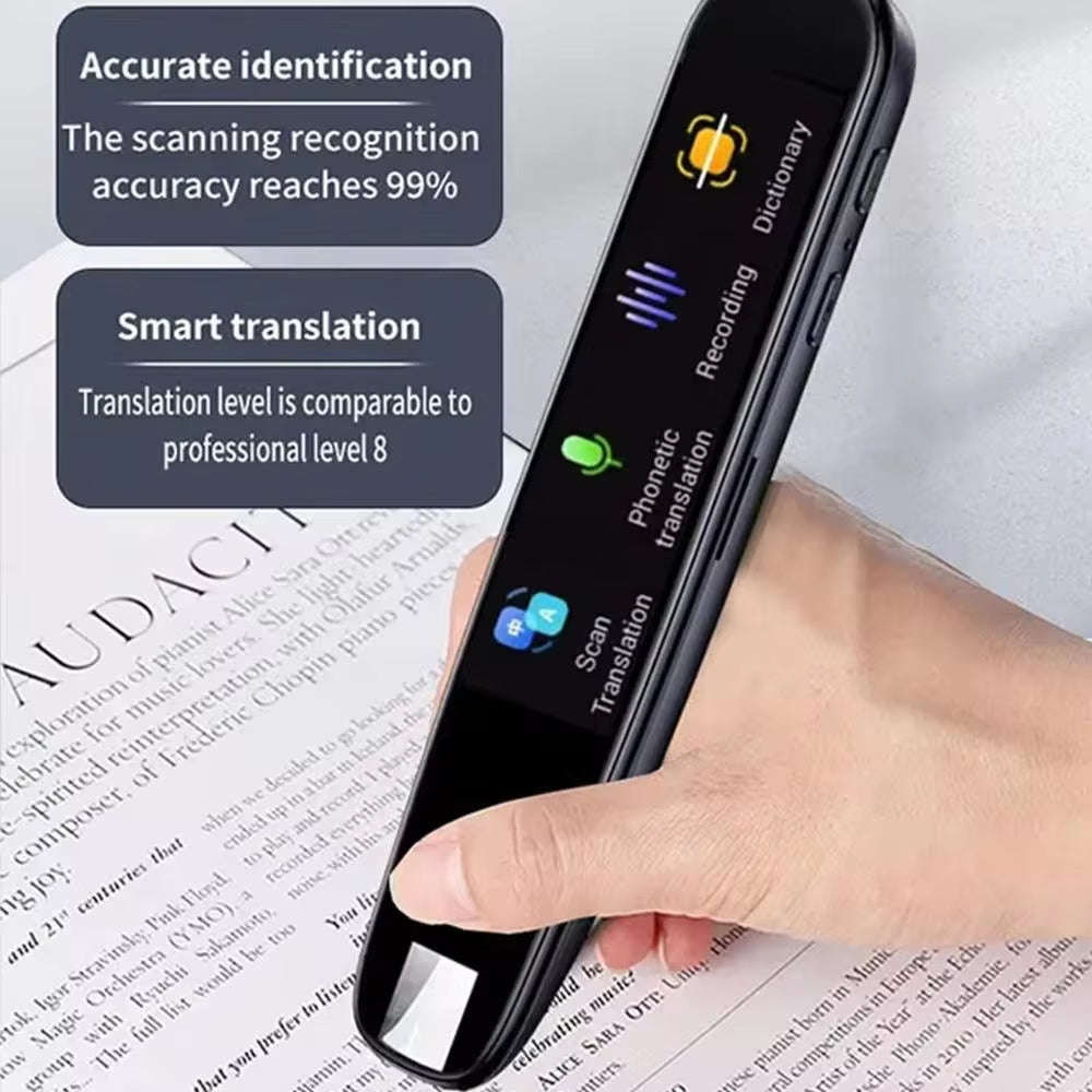 Revolutionary Offline Translation Pen: Your Ultimate Language Companion for Teachers and Students - Supports 123 Languages with Intelligent Scanning!